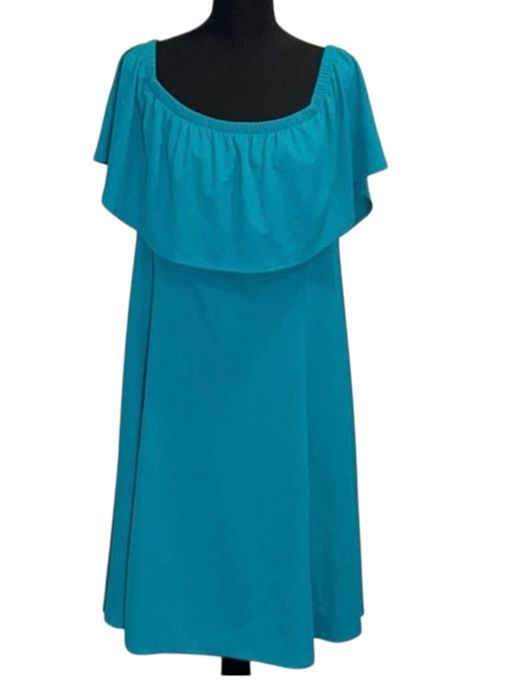 Isaac Mizrahi Live! Pebble Knit Ruffle Dress NWOT